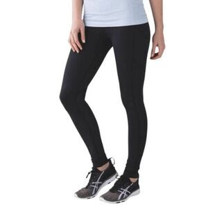 LULULEMON ATHLETICA Speed Tight IV In Brushed Blk Size 6